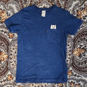 Ripndip Blue Tee with Fun Graphic